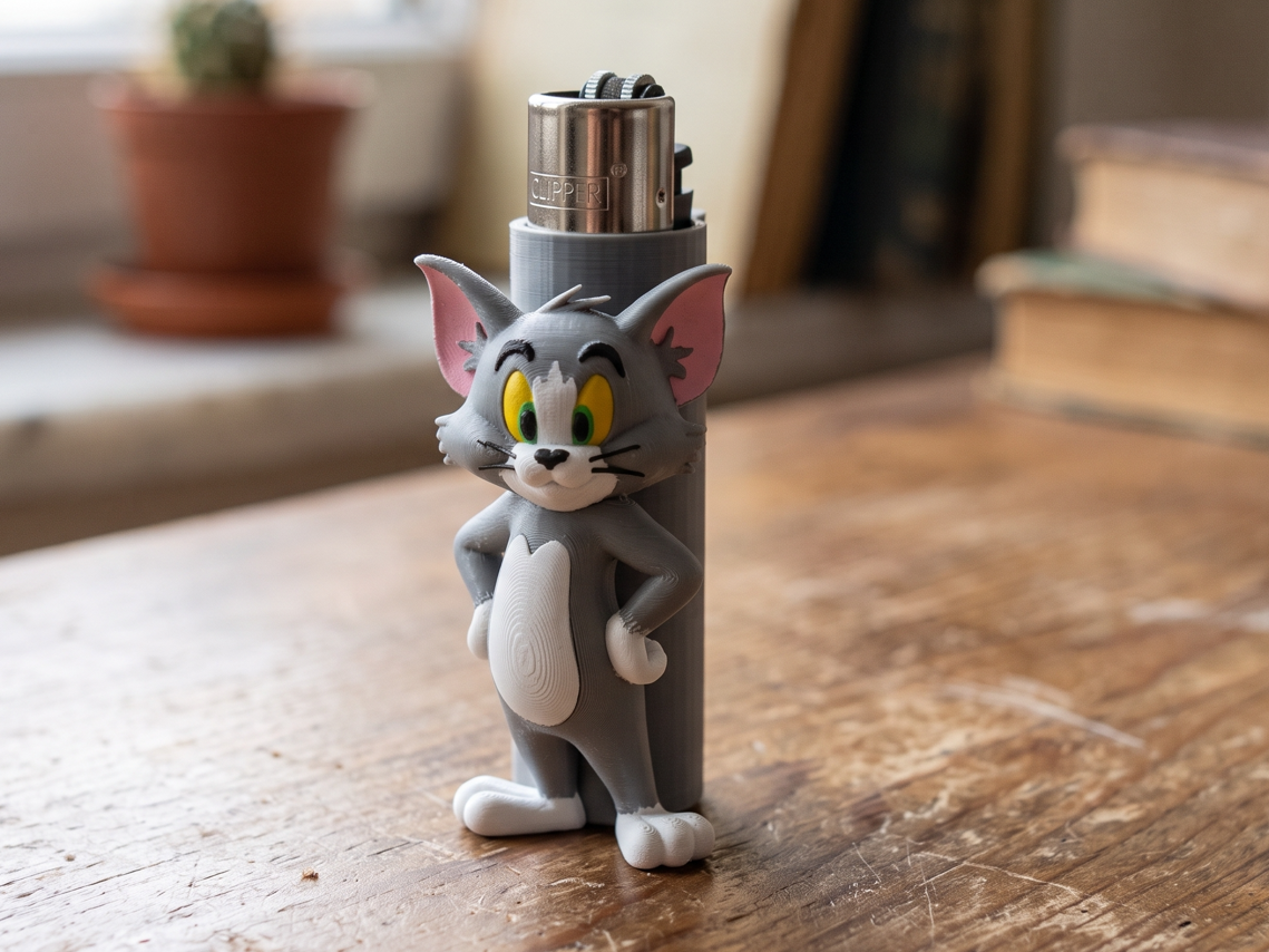 Tom ve Jerry çakmak kılıfı