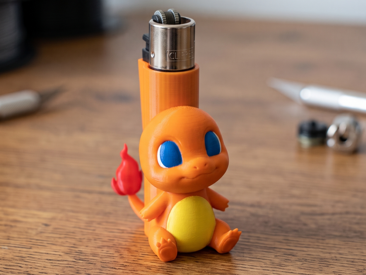 Bebek Charmander çakmak kılıfı