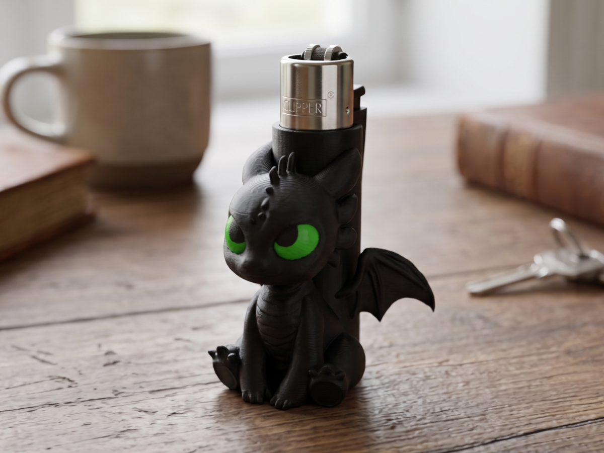 Dişsiz (Toothless) çakmak kılıfı