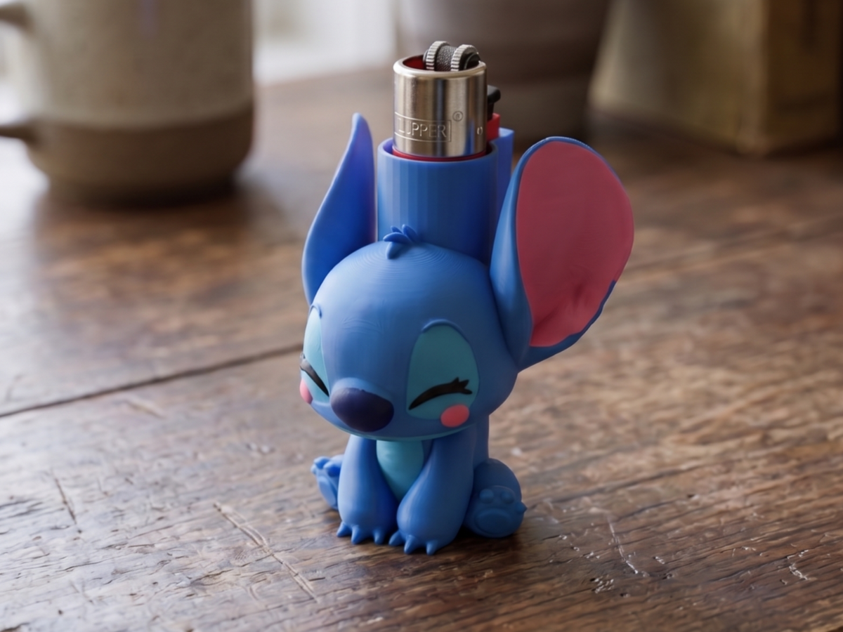 Bebek Stitch çakmak kılıfı