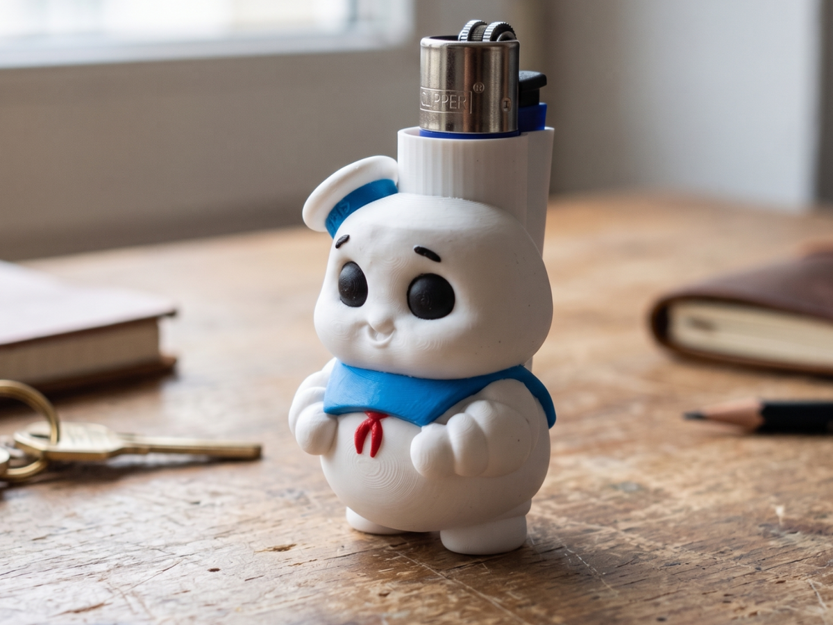 Marshmallow Adam çakmak kılıfı