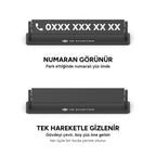 Numaranın görünür hali ve gövde çevrilince gizlenmiş hali