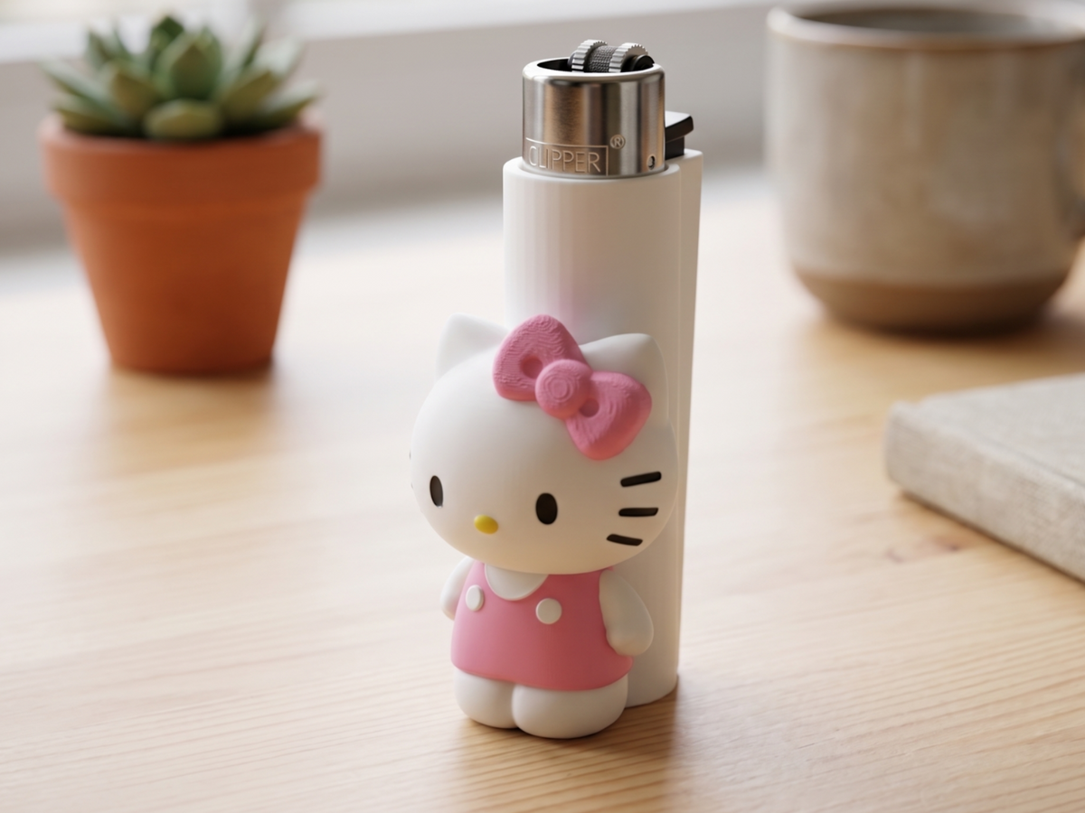 Hello Kitty çakmak kılıfı