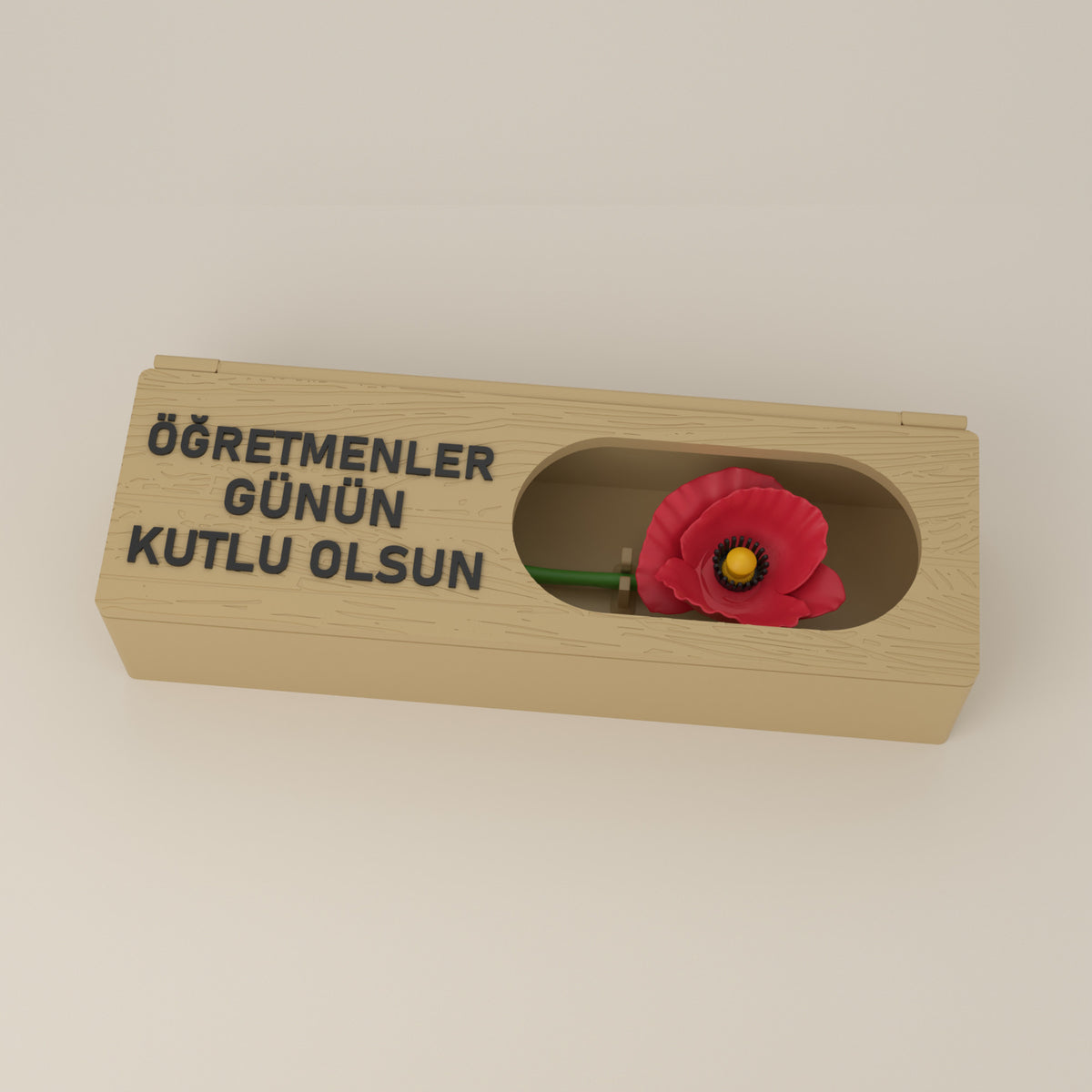 Çiçek kutusu, pencerede kırmızı gelincik