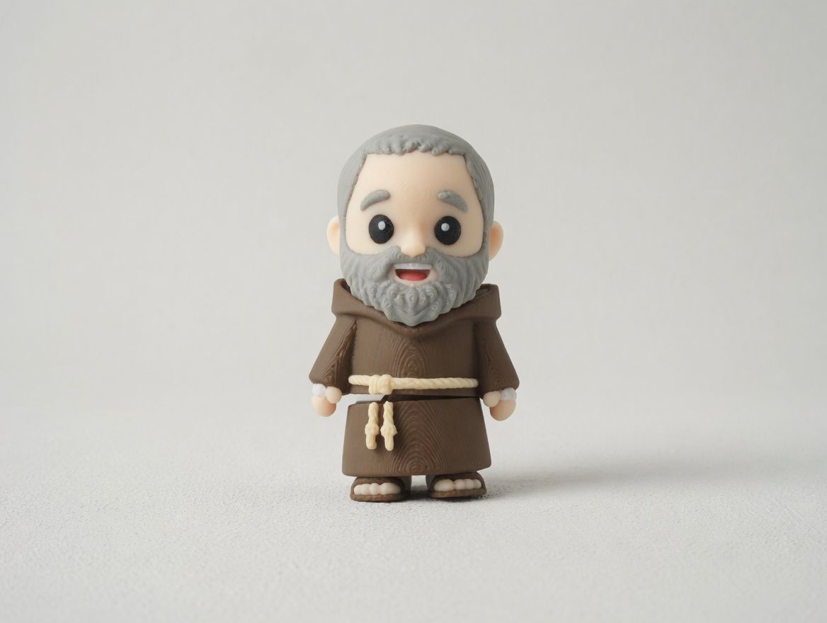 Padre Pio mini flexi anahtarlık
