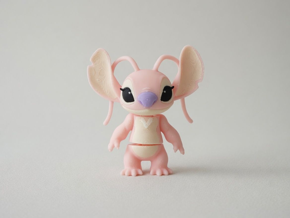 Angel (Stitch) mini flexi anahtarlık