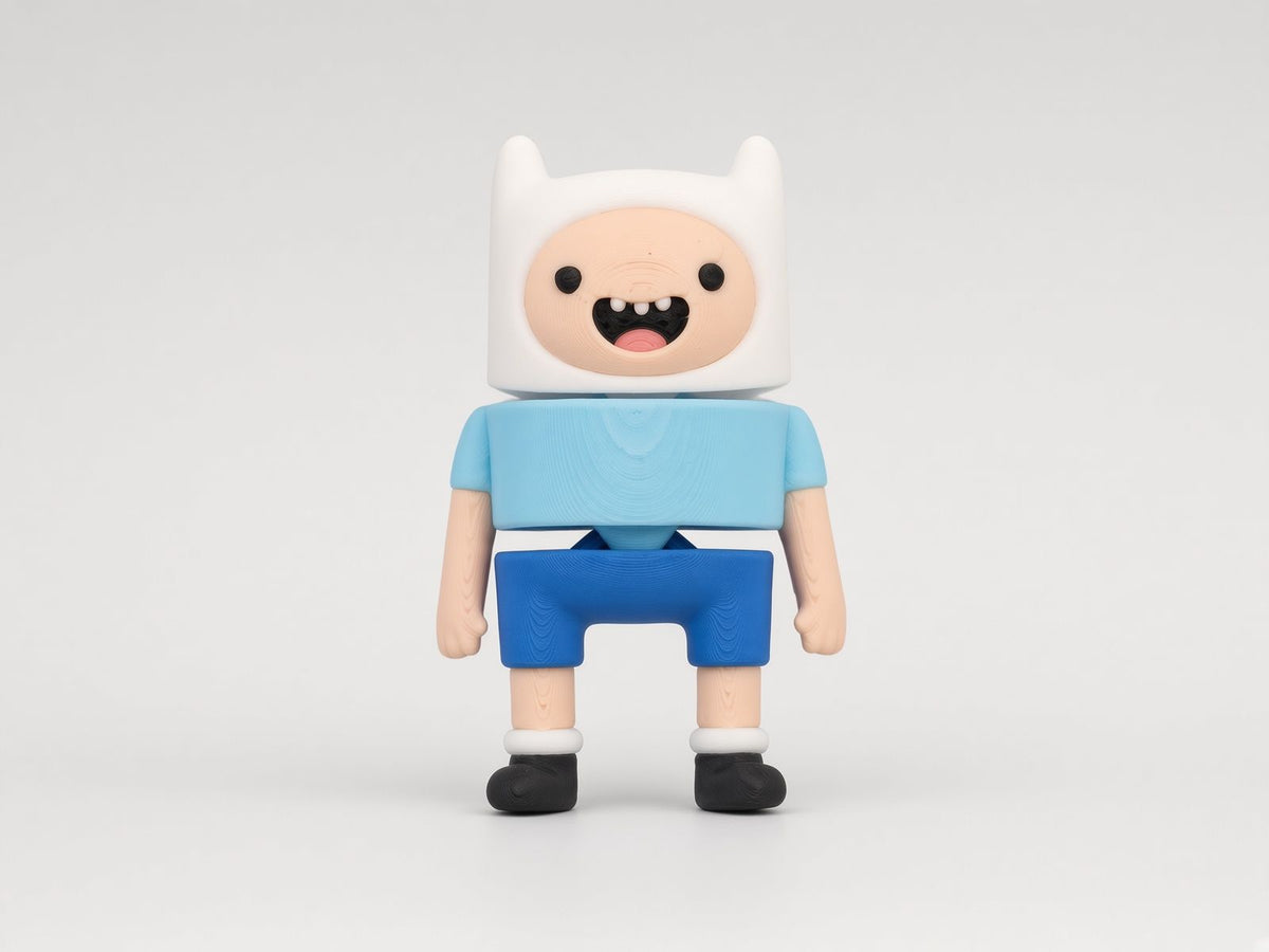 Finn (Adventure Time) mini flexi anahtarlık