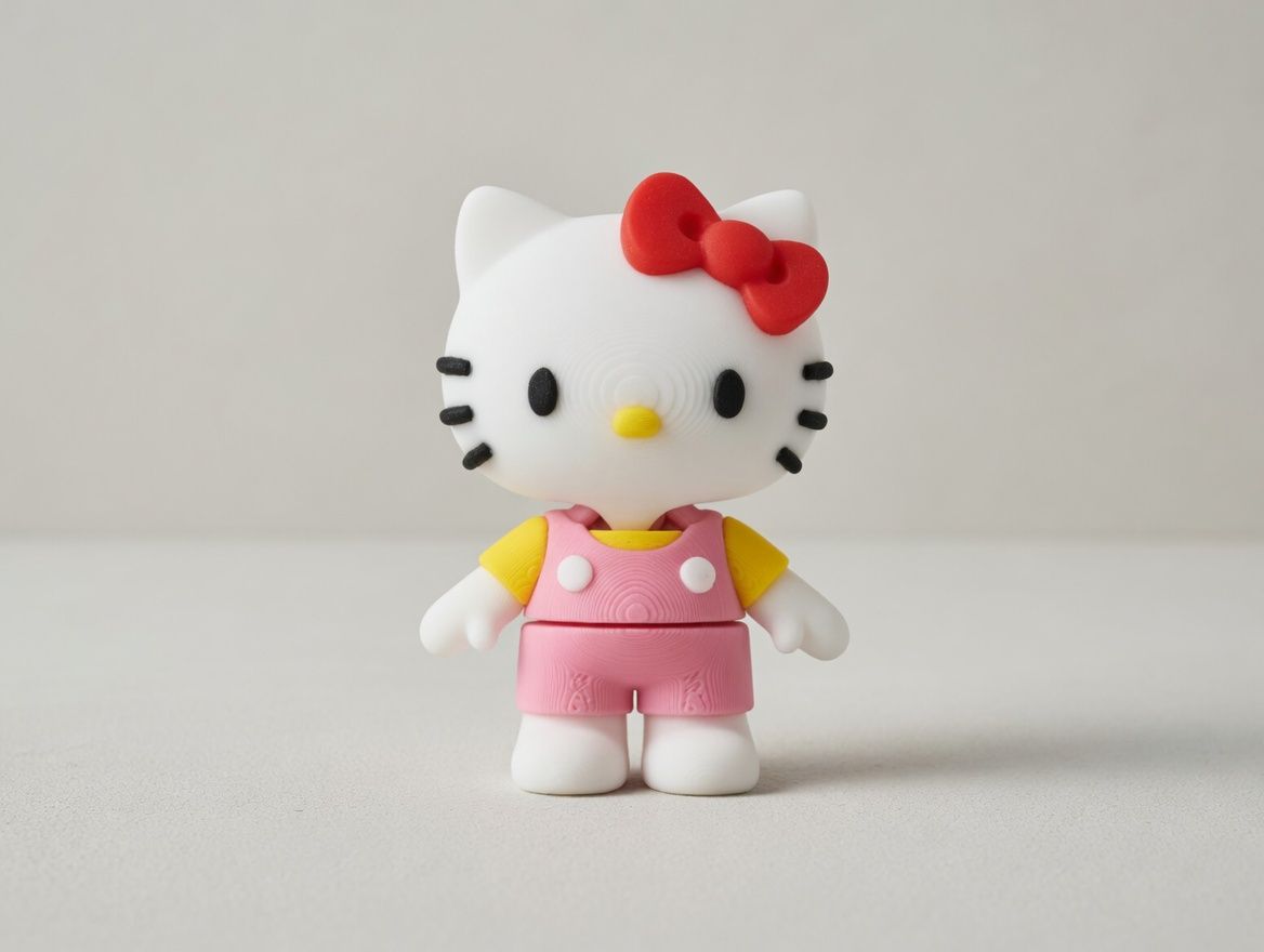 Hello Kitty mini flexi anahtarlık