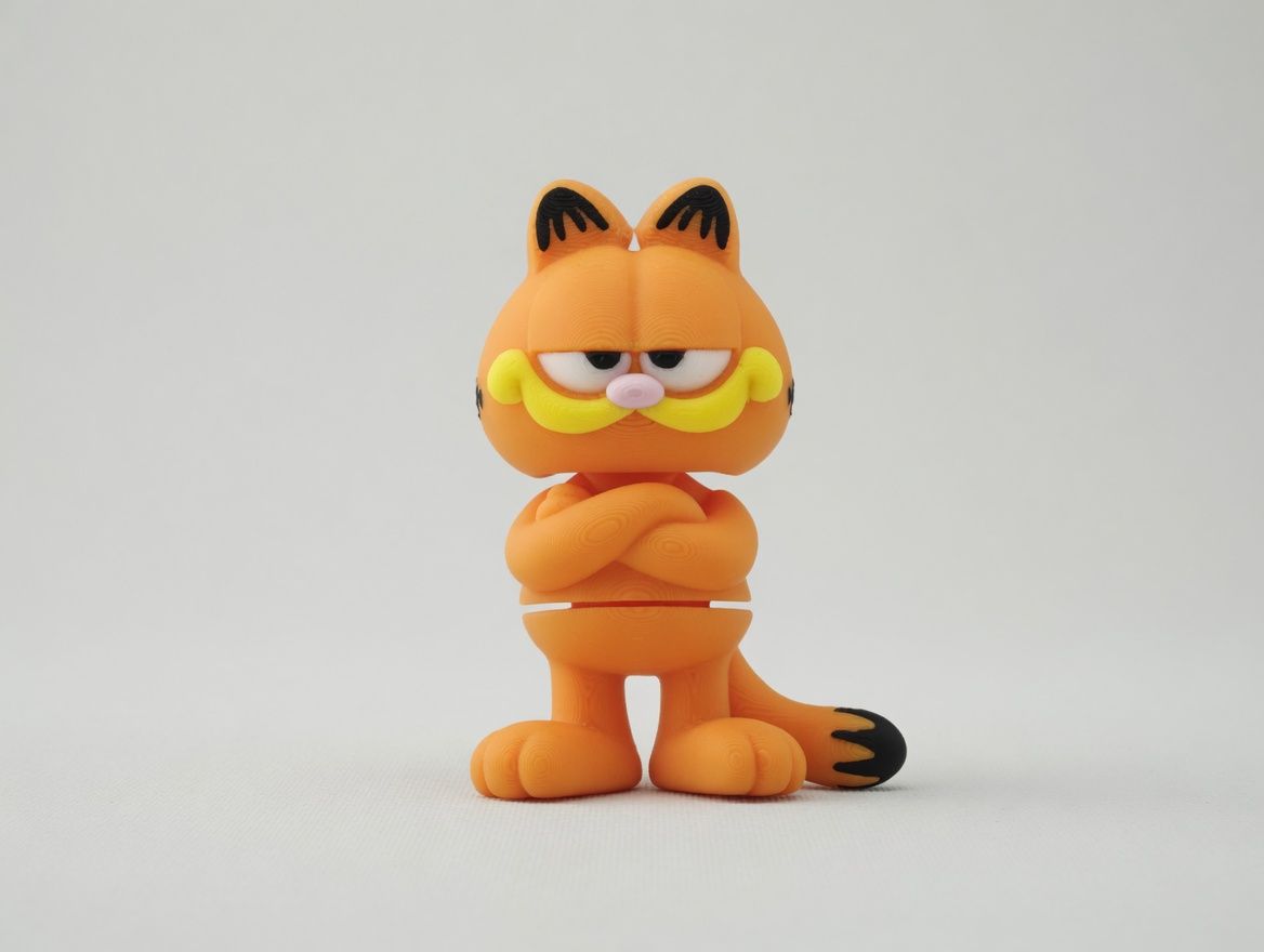 Garfield (Mutlu) mini flexi anahtarlık