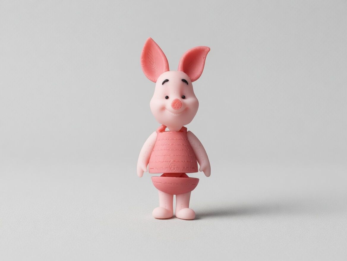 Piglet mini flexi anahtarlık