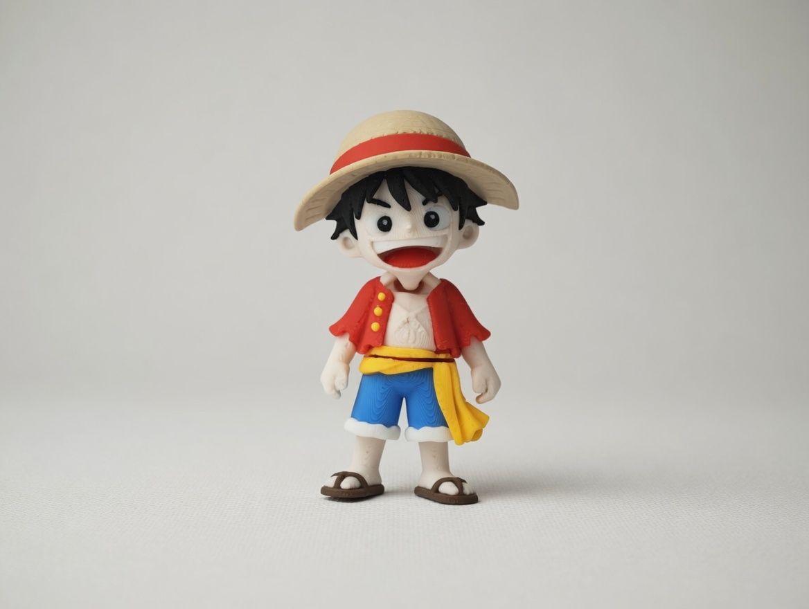 Luffy mini flexi anahtarlık