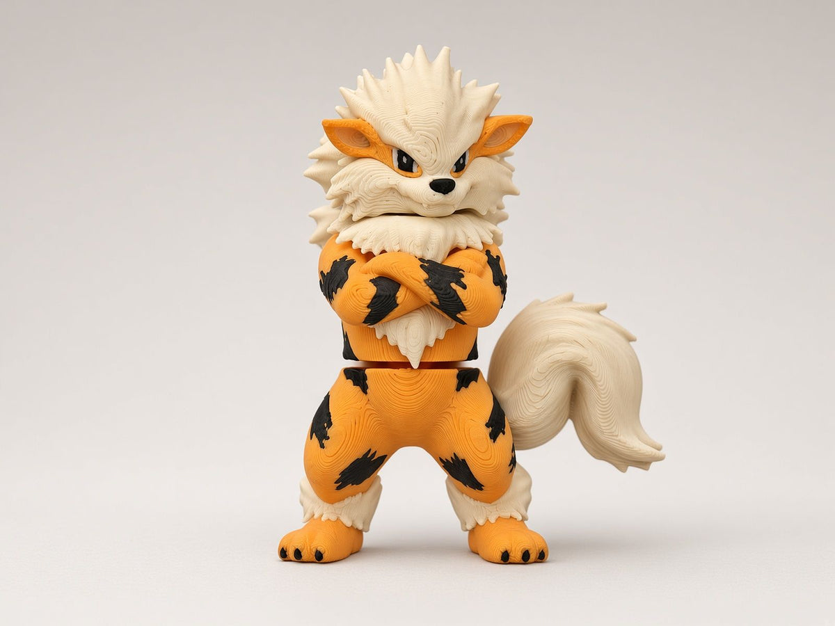 Arcanine mini flexi anahtarlık