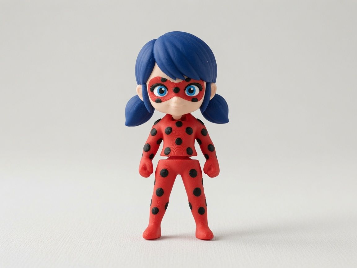 Uğur Böceği (Miraculous) mini flexi anahtarlık