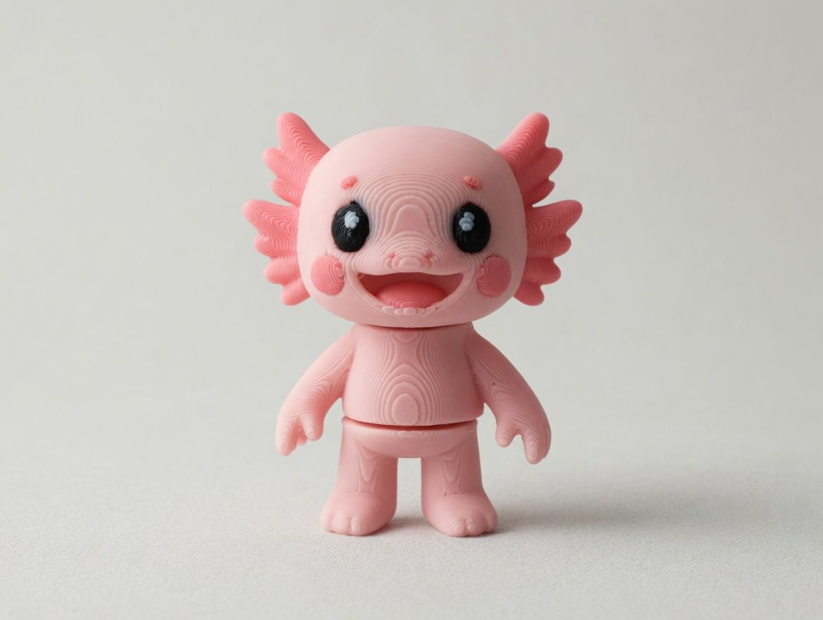 Aksolotl mini flexi anahtarlık