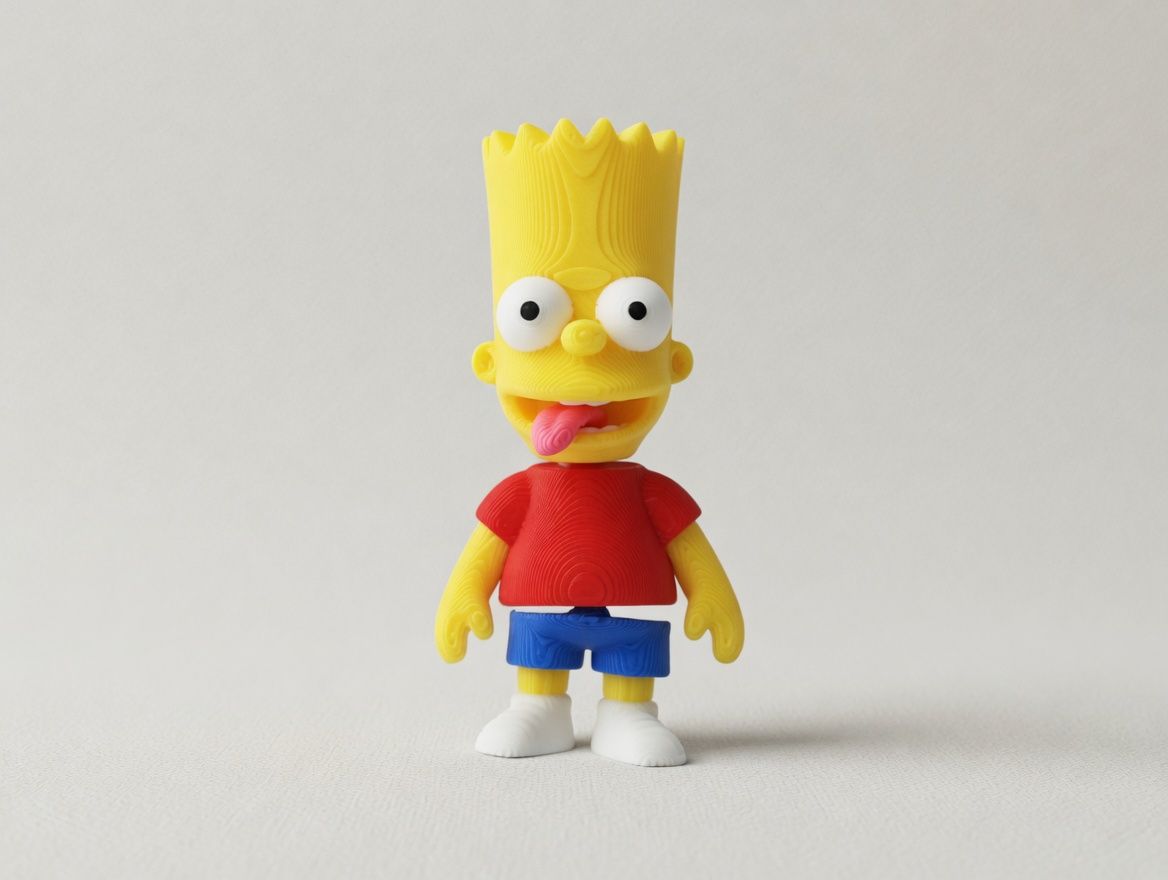 Bart Simpson mini flexi anahtarlık