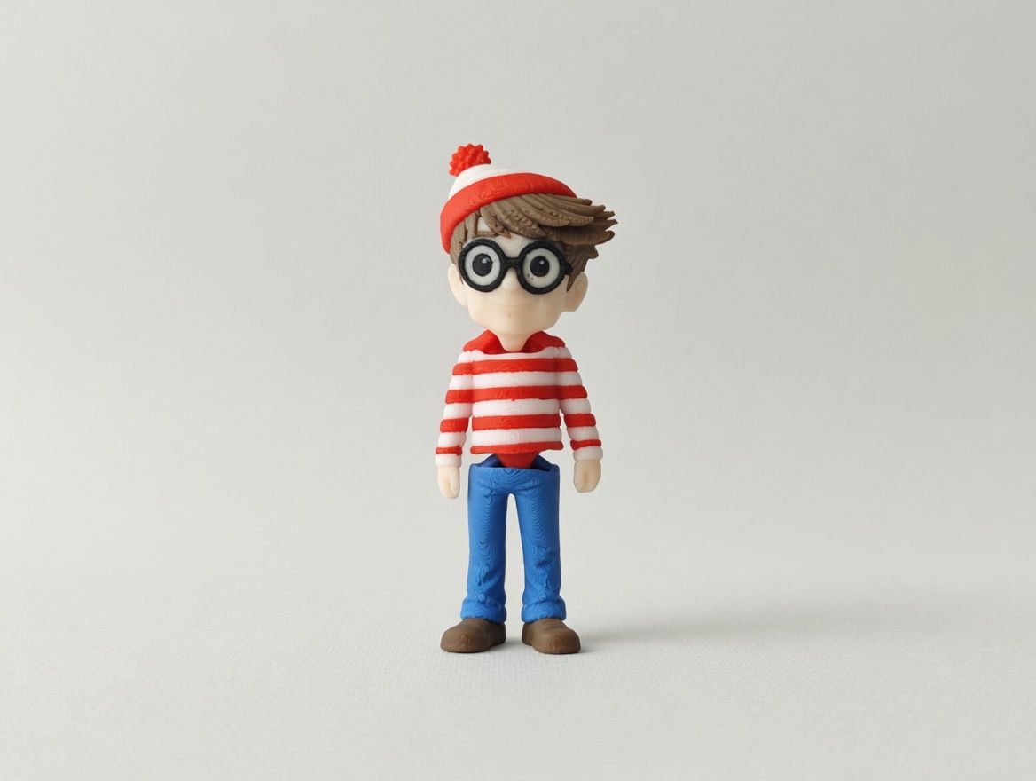 Waldo mini flexi anahtarlık