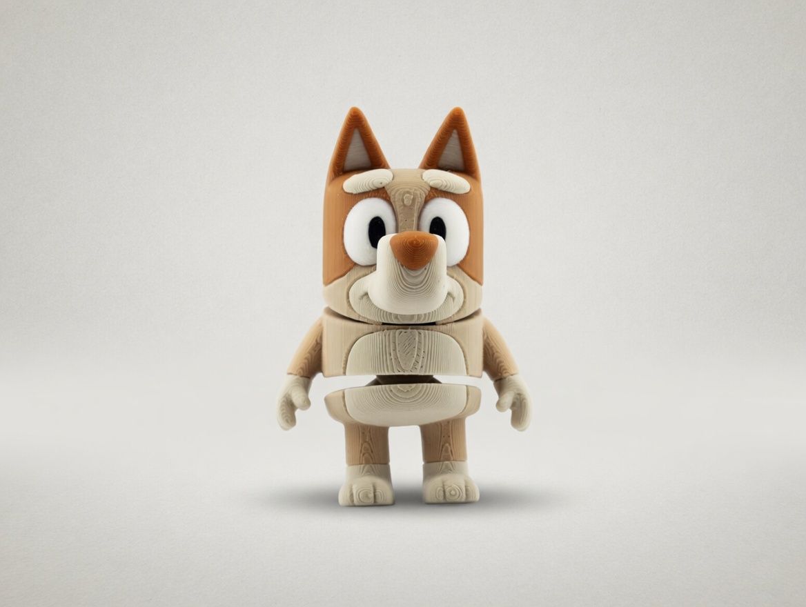 Bingo (Bluey) mini flexi anahtarlık