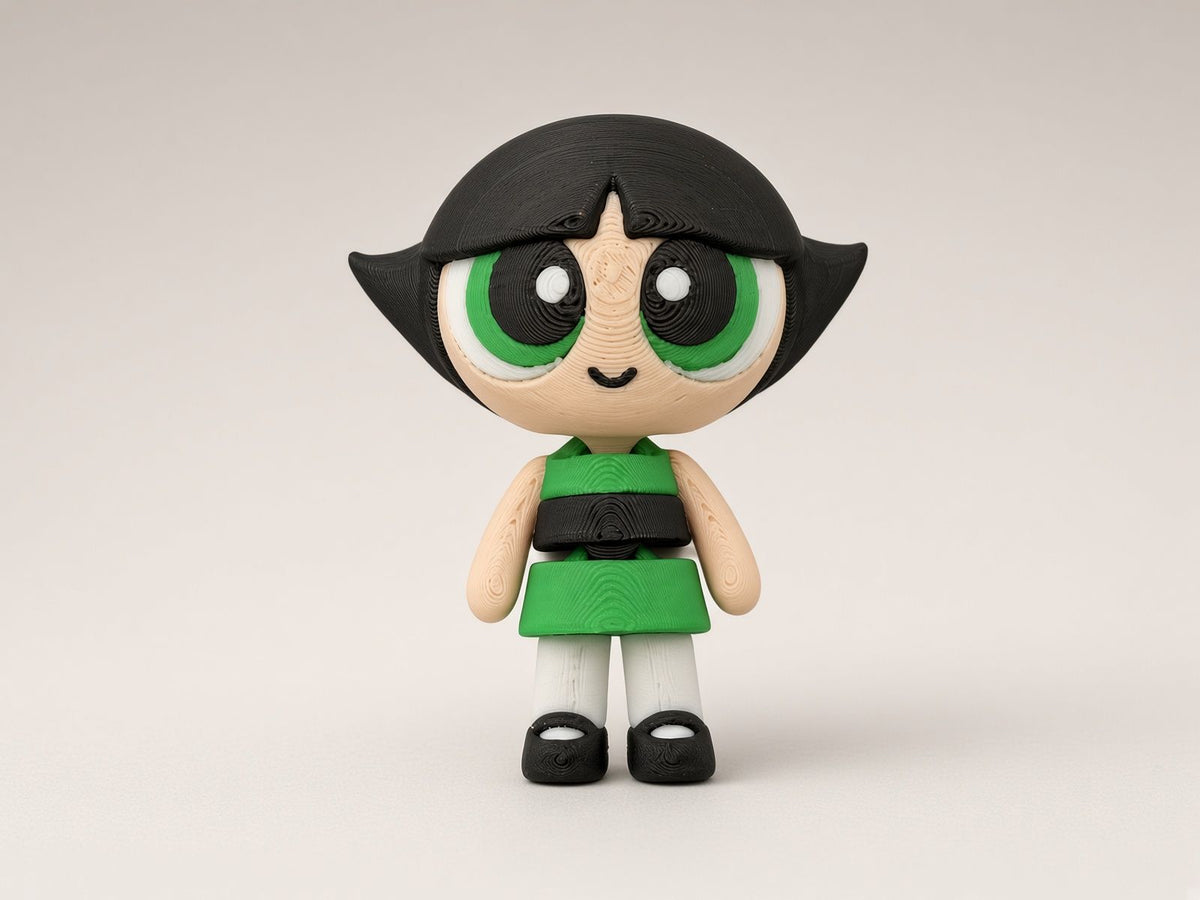 Buttercup (Powerpuff Girls) mini flexi anahtarlık
