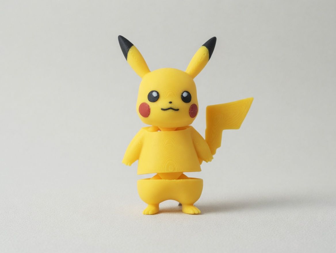 Pikachu mini flexi anahtarlık