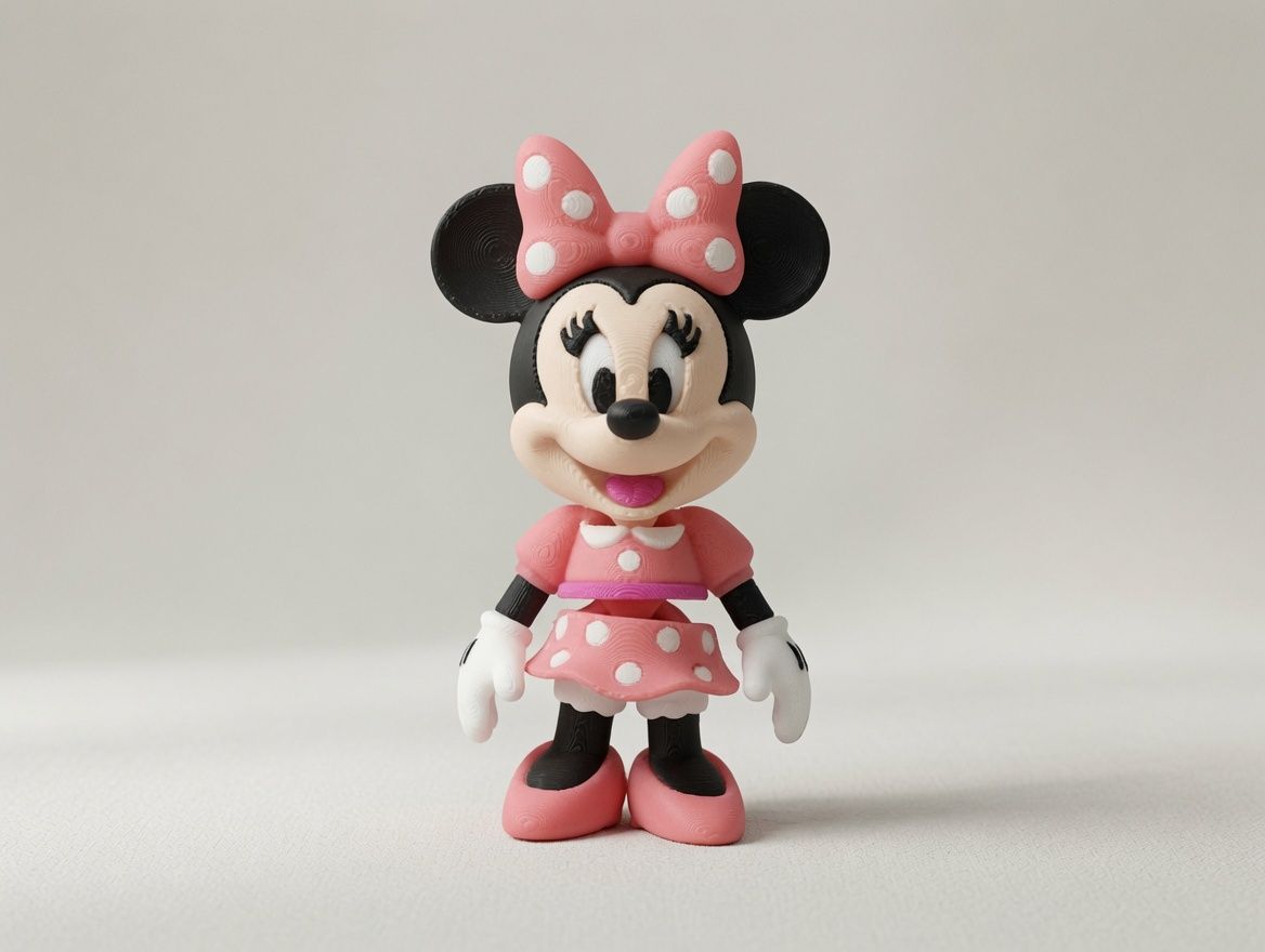 Minnie Mouse (2) mini flexi anahtarlık