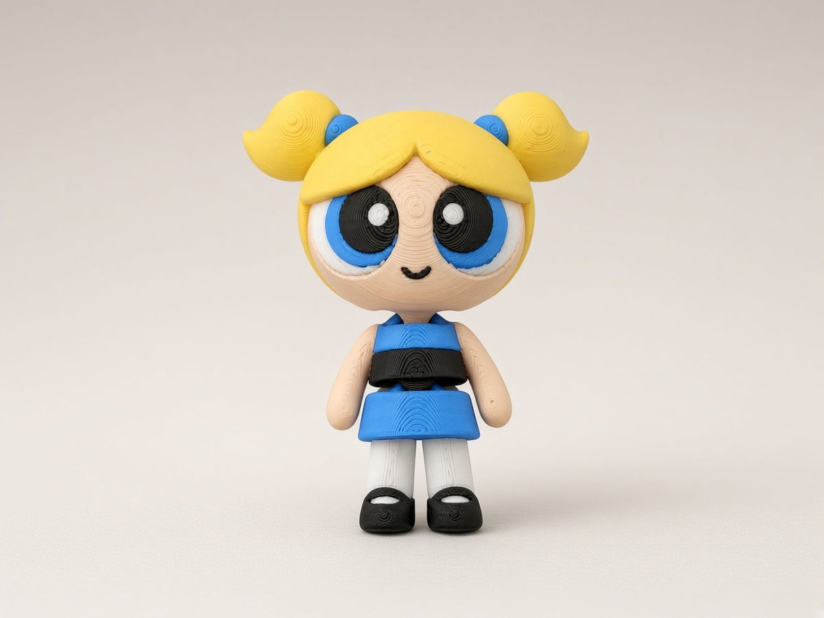 Bubbles (Powerpuff Girls) mini flexi anahtarlık