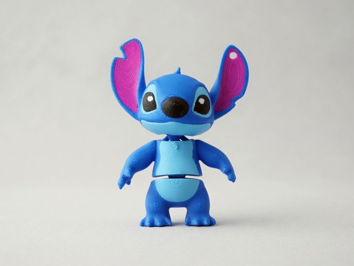 Stitch mini flexi anahtarlık