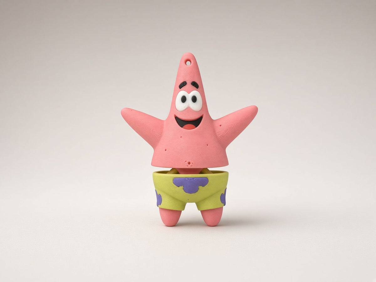 Patrick (Sünger Bob) mini flexi anahtarlık