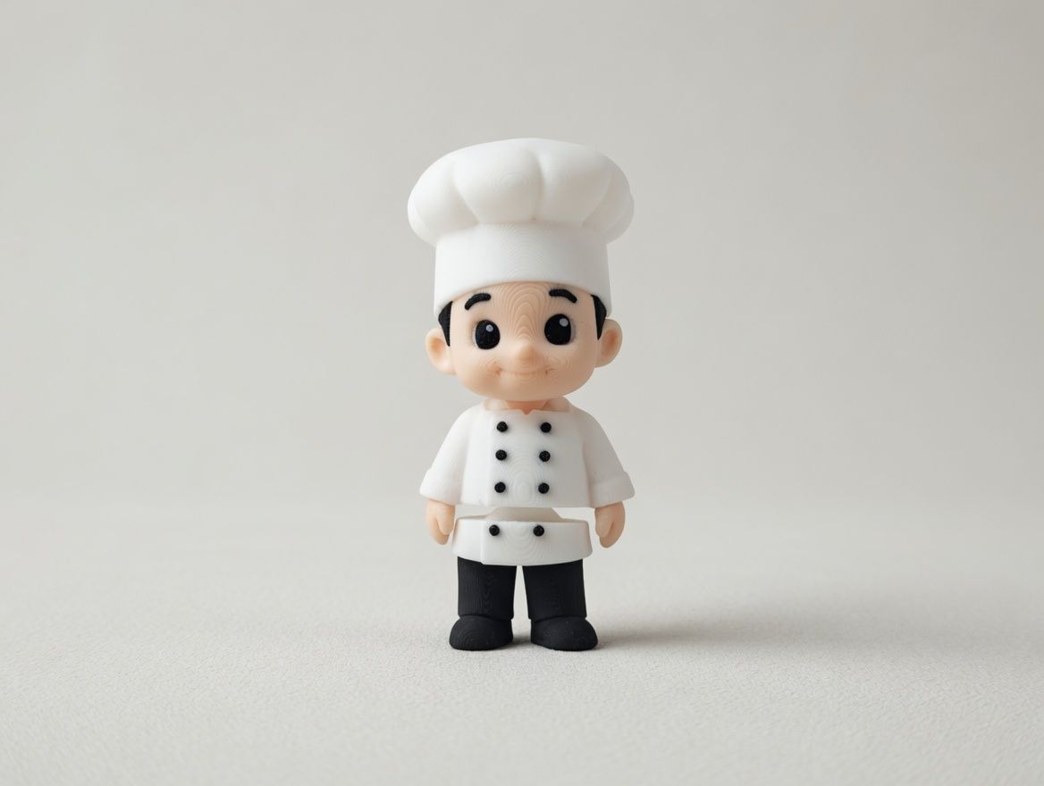 Aşçı mini flexi anahtarlık