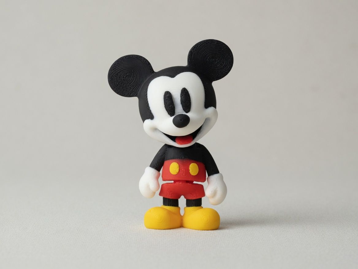 Mickey Mouse mini flexi anahtarlık