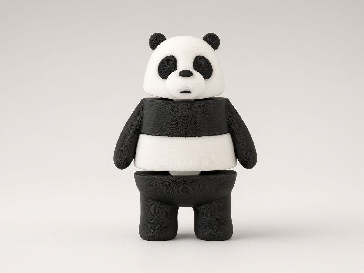 Panda (We Bare Bears) mini flexi anahtarlık