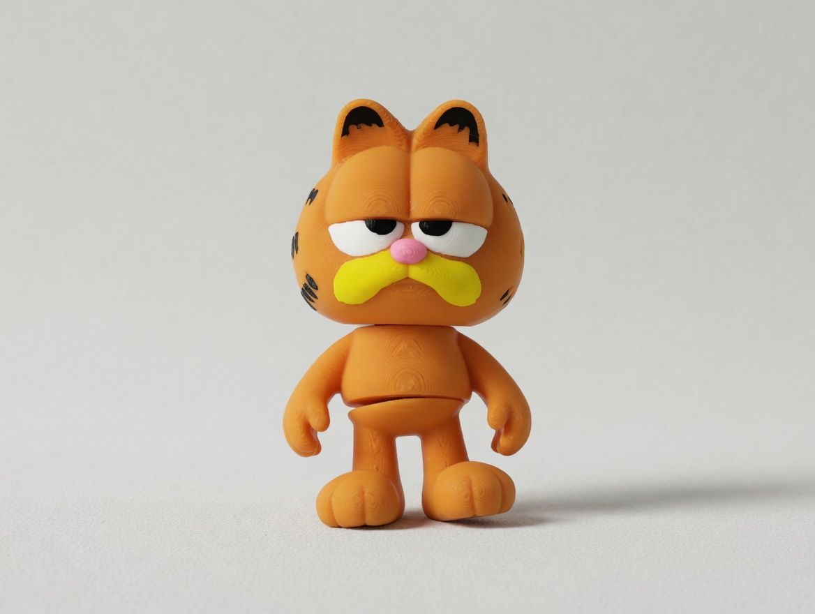 Garfield (Üzgün) mini flexi anahtarlık