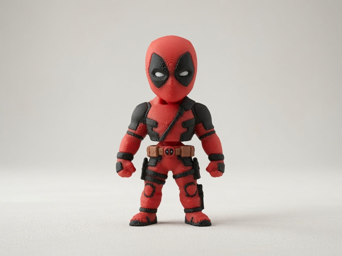 Deadpool mini flexi anahtarlık