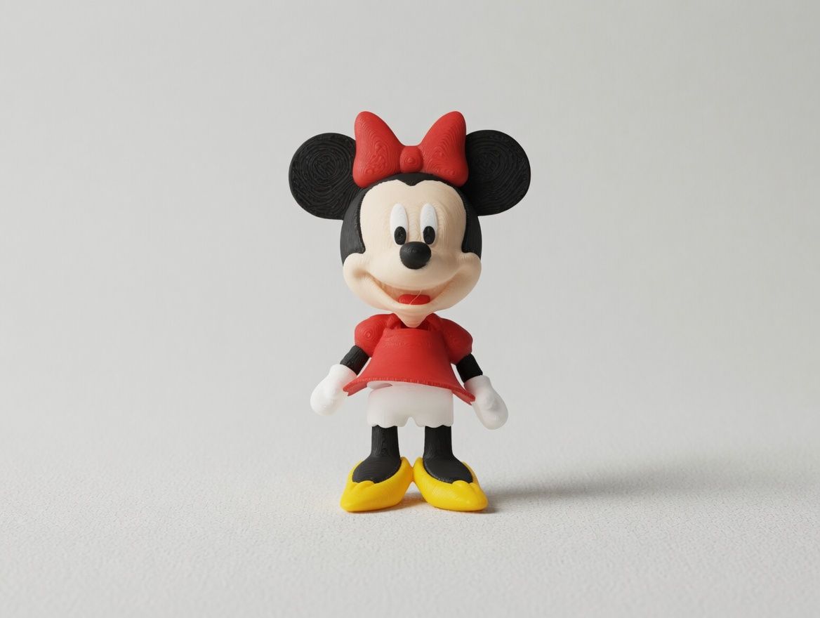 Minnie Mouse mini flexi anahtarlık