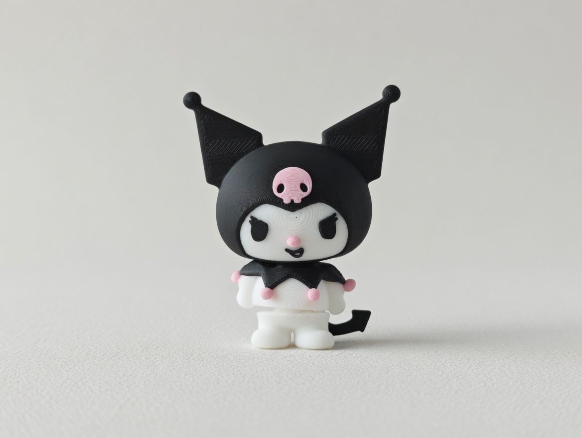 Kuromi mini flexi anahtarlık