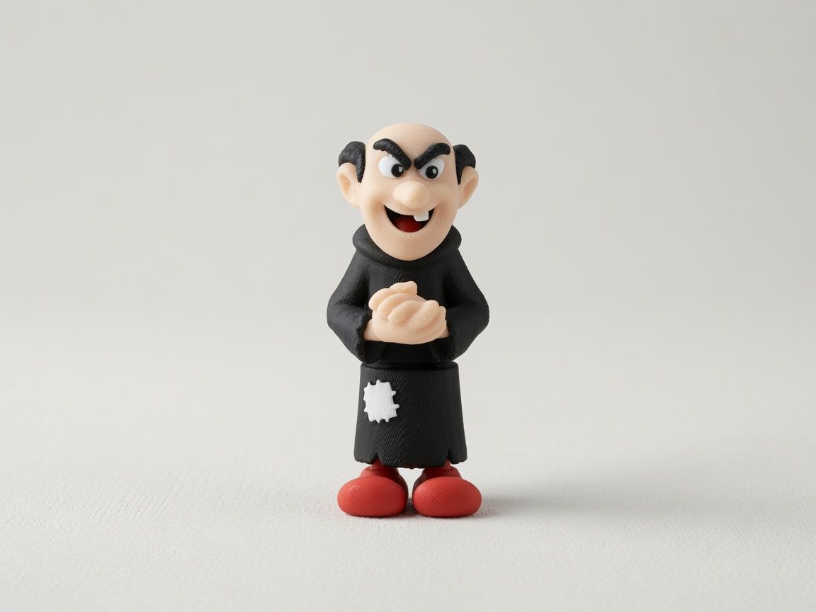 Gargamel mini flexi anahtarlık