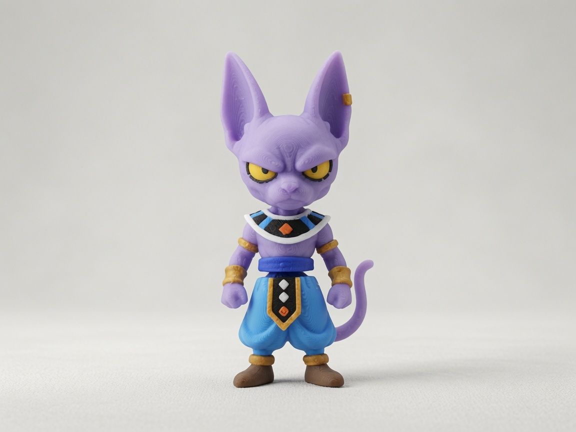 Beerus mini flexi anahtarlık