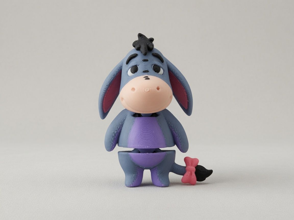 Eeyore mini flexi anahtarlık