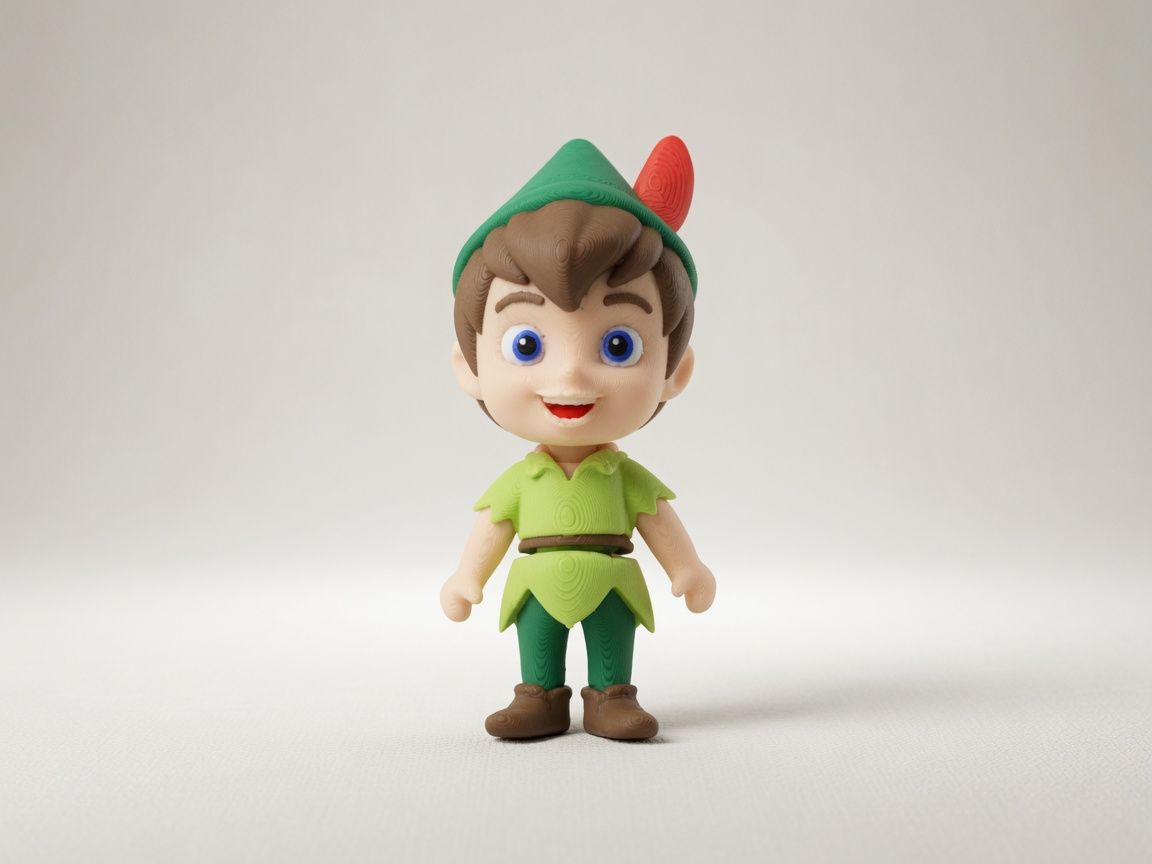 Peter Pan mini flexi anahtarlık