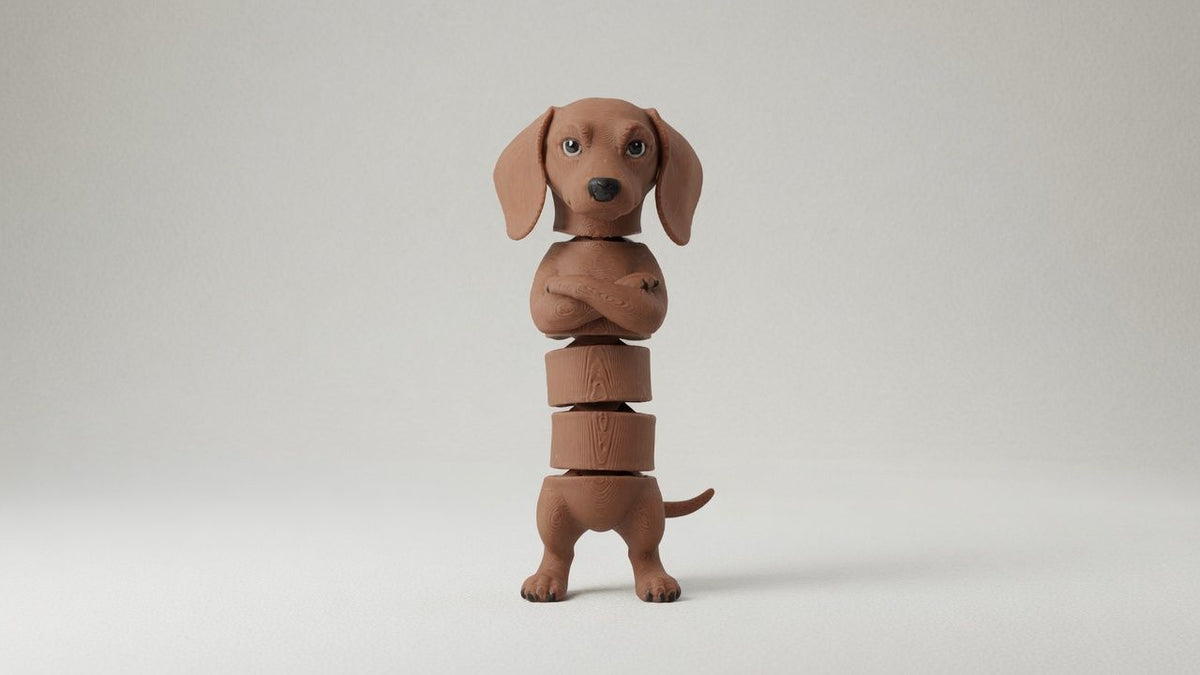 Sosis Köpek mini flexi anahtarlık