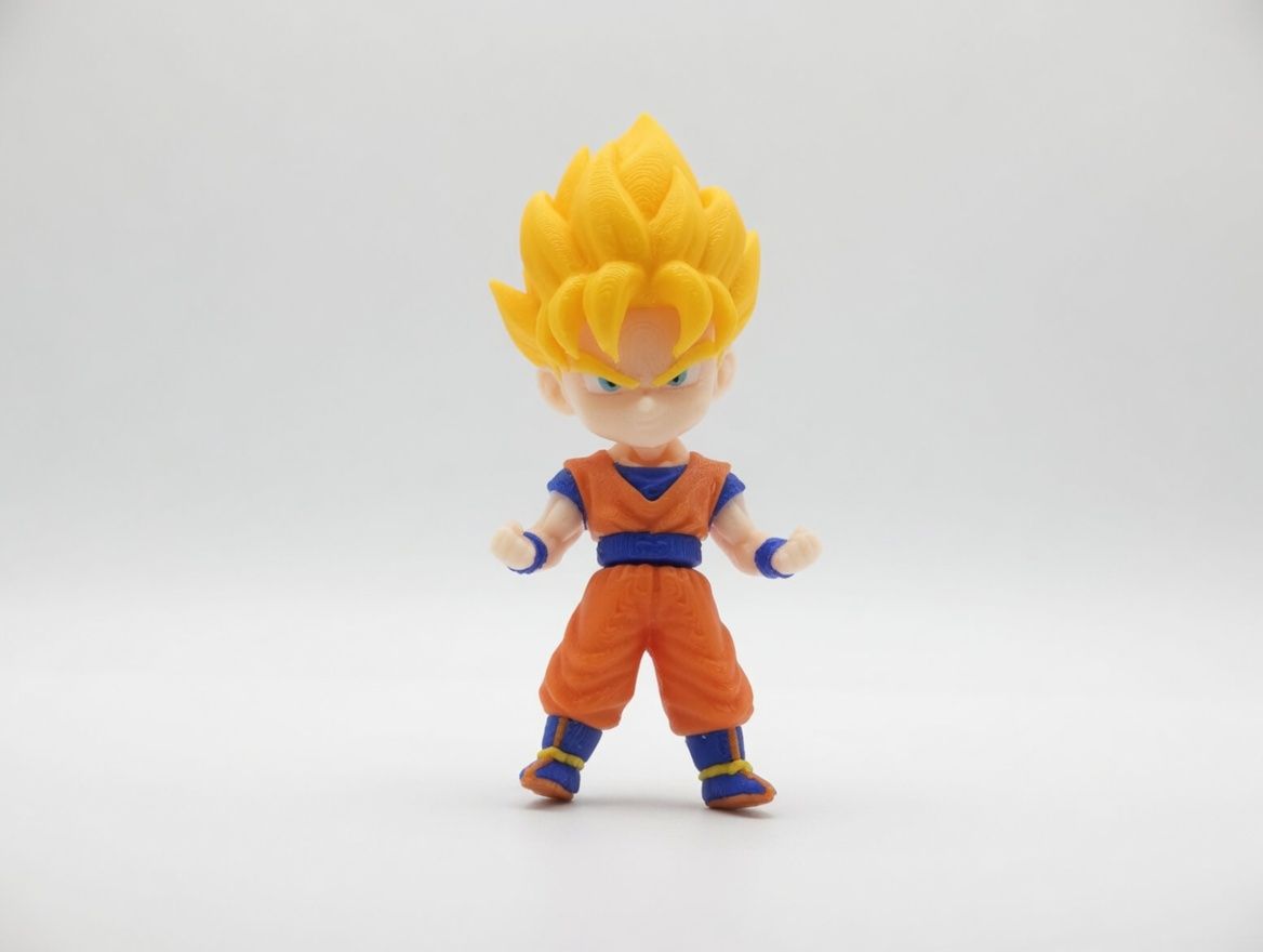 Goku Super Saiyan mini flexi anahtarlık