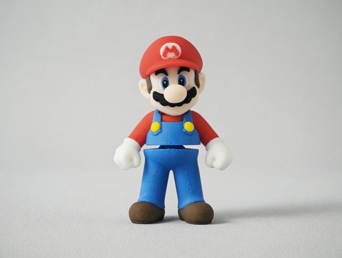 Super Mario mini flexi anahtarlık
