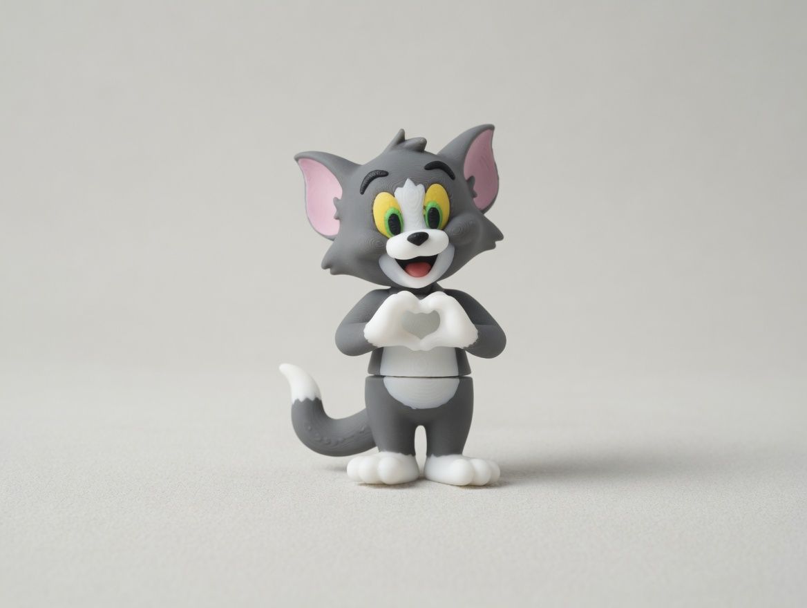 Tom (Tom ve Jerry) mini flexi anahtarlık