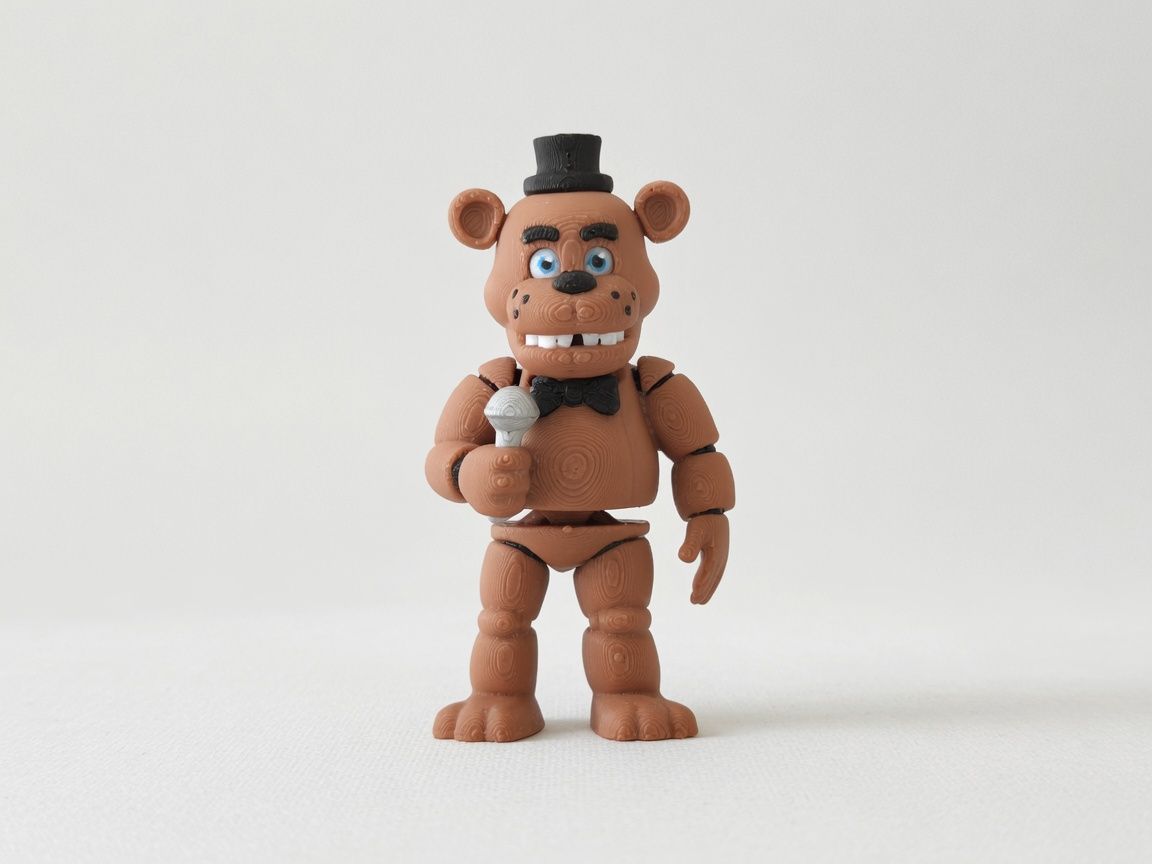 Freddy (FNaF) mini flexi anahtarlık
