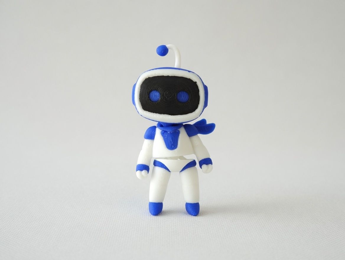Astro Bot mini flexi anahtarlık