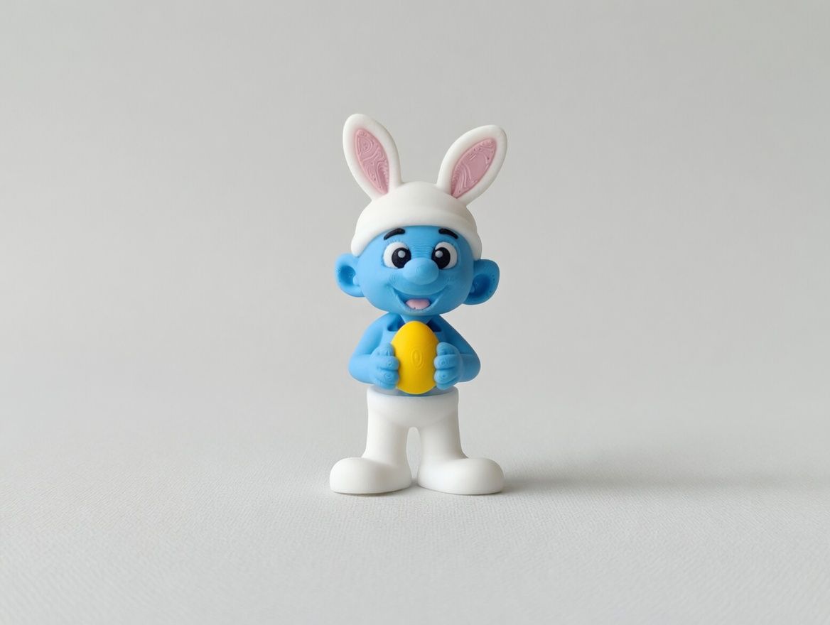 Paskalya Şirini mini flexi anahtarlık
