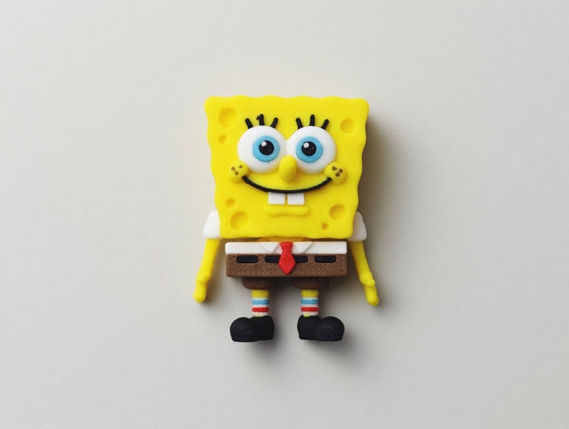 Sünger Bob mini flexi anahtarlık