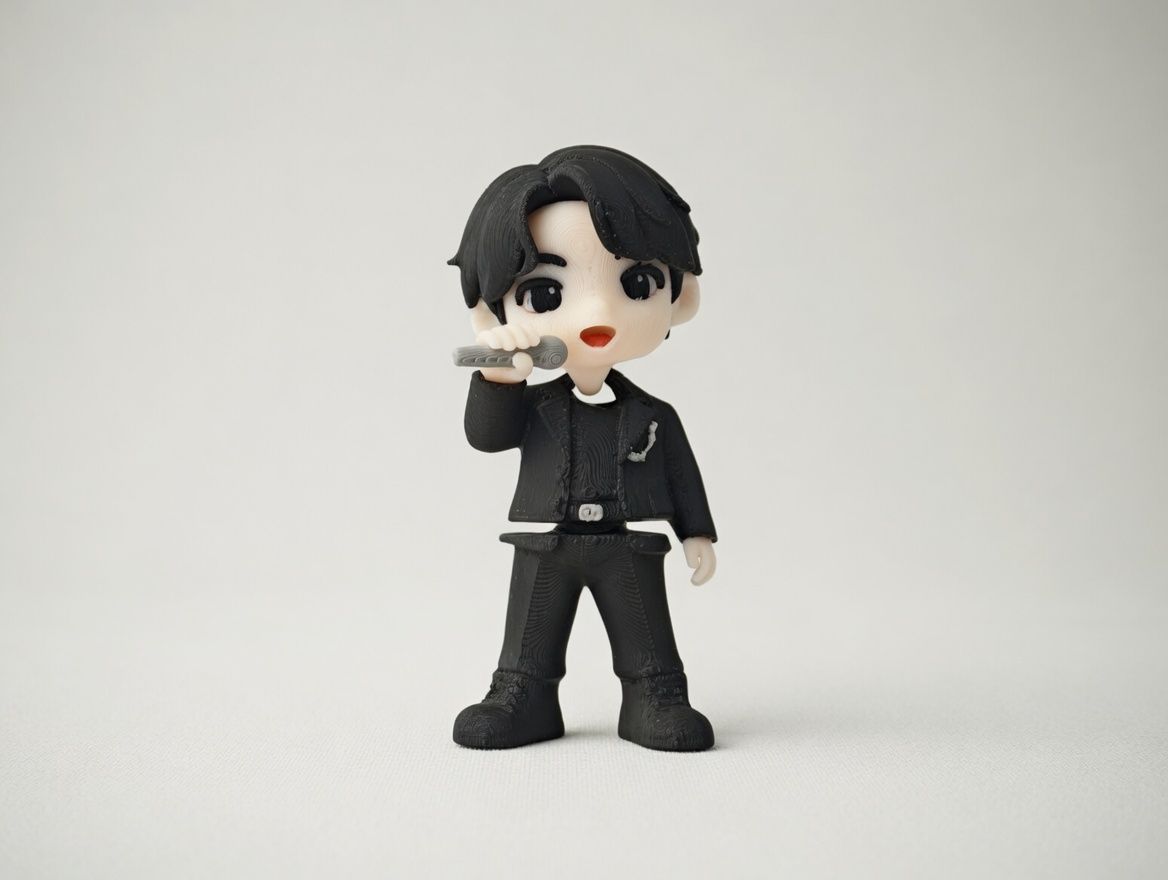 BTS Şarkıcı mini flexi anahtarlık